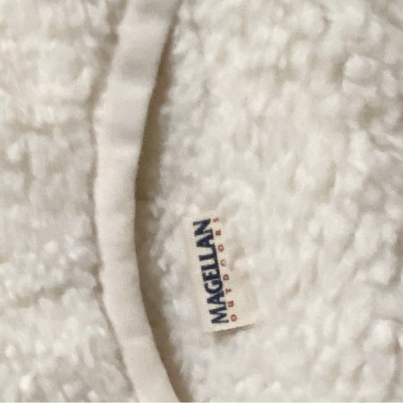 MAGELLAN OUTDOORS Sherpa Full Zip Jacket Front Pockets Girl’s Size Large - Picture 3 of 6